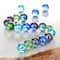 12 Pack: Sea Breeze Glass Round Beads, 10mm by Bead Landing™